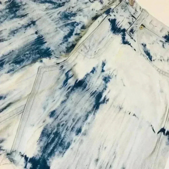 Madewell Tie Dye Denim Skirt Tie Dye Size 27 - Picture 5 of 8